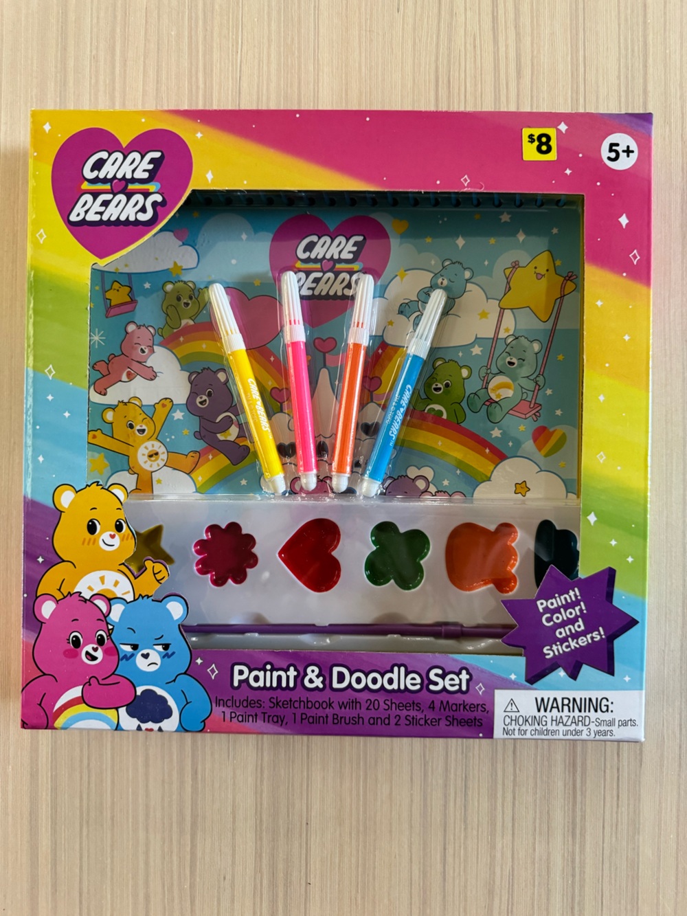 NIB Care Bears Kids Coloring and Art Kit
